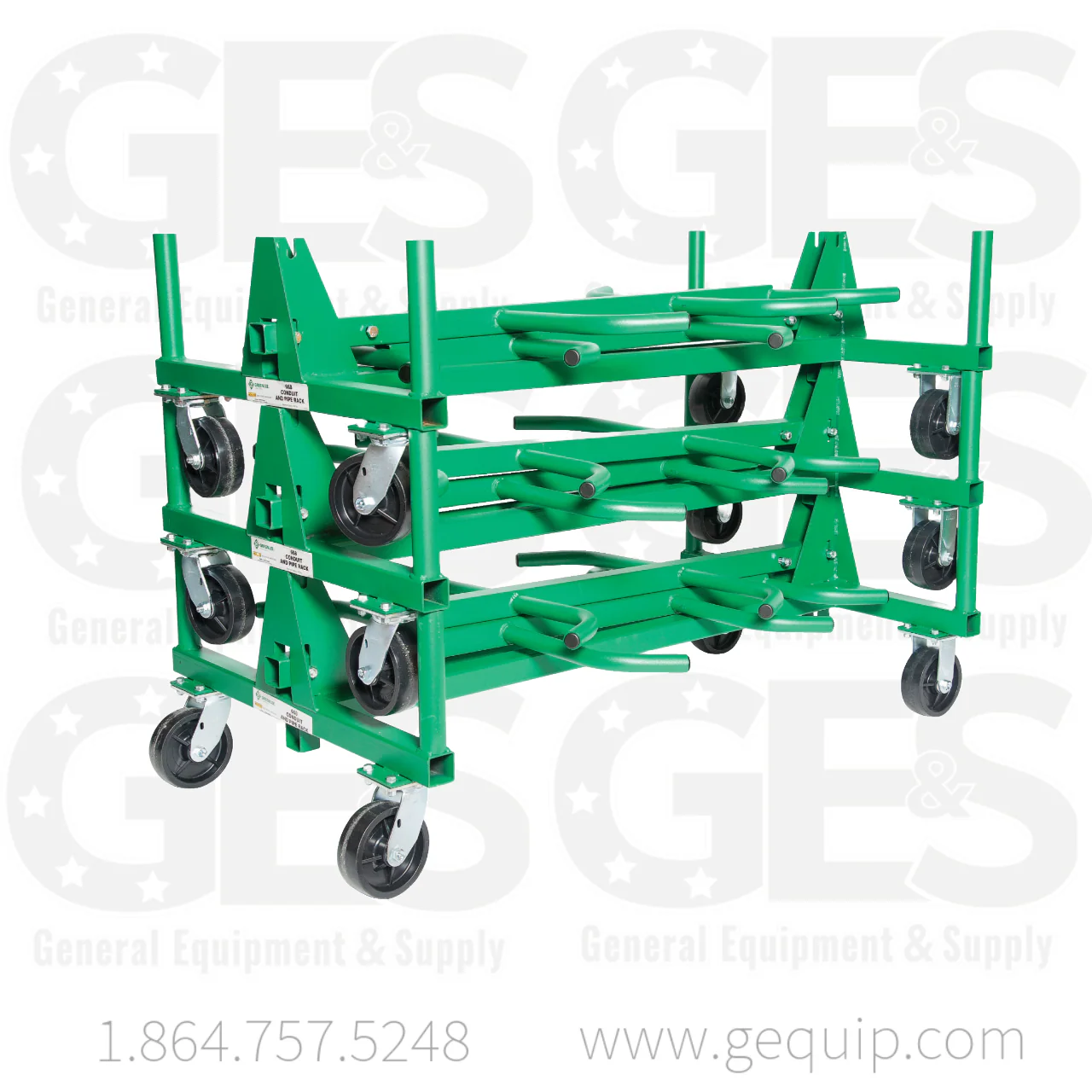 Greenlee 668 Mobile Conduit and Pipe Rack - Reconditioned - Image 6