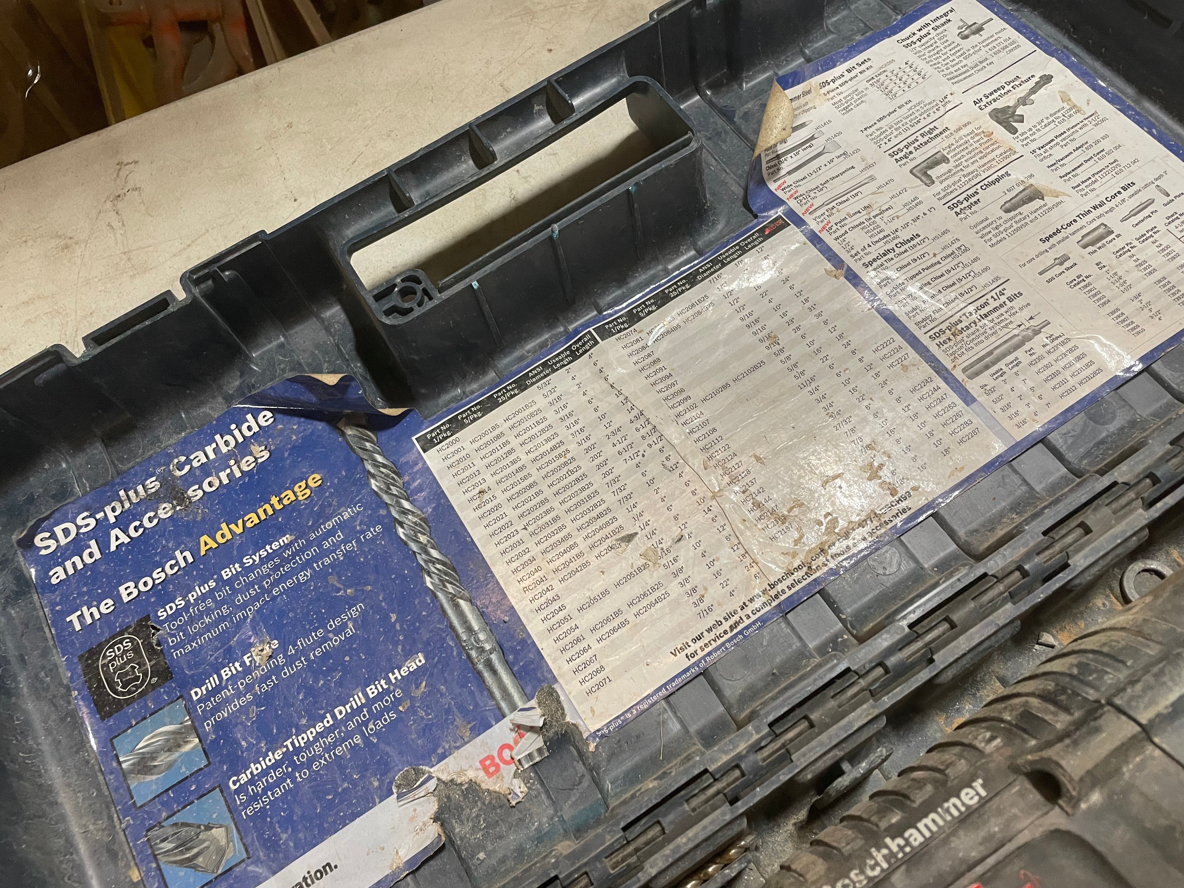 Bosch 11255VSR SDS Plus Carbide Hammer Drill Extreme Bulldog - Used - Image 4