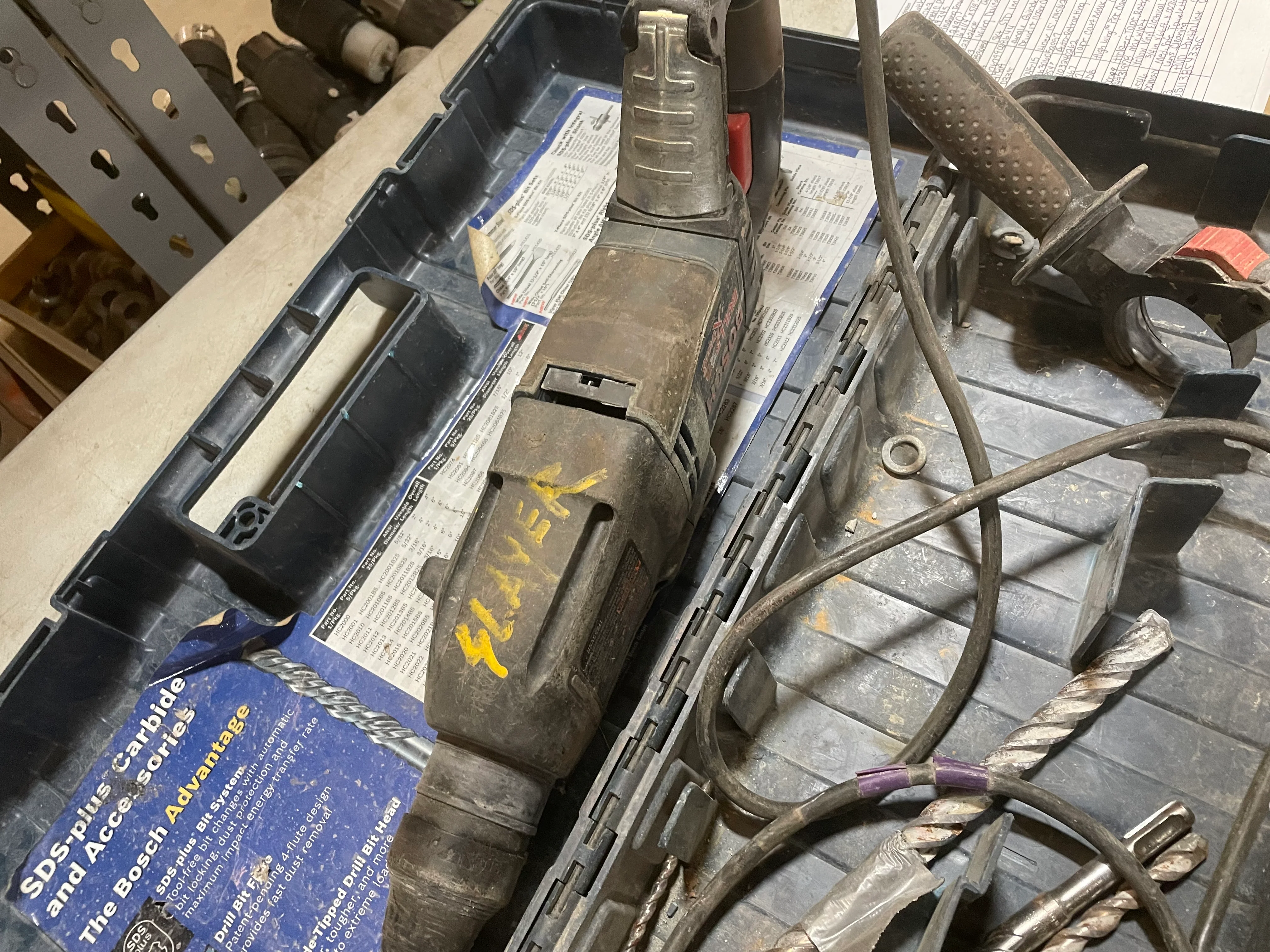 Bosch 11255VSR SDS Plus Carbide Hammer Drill Extreme Bulldog - Used - Image 5