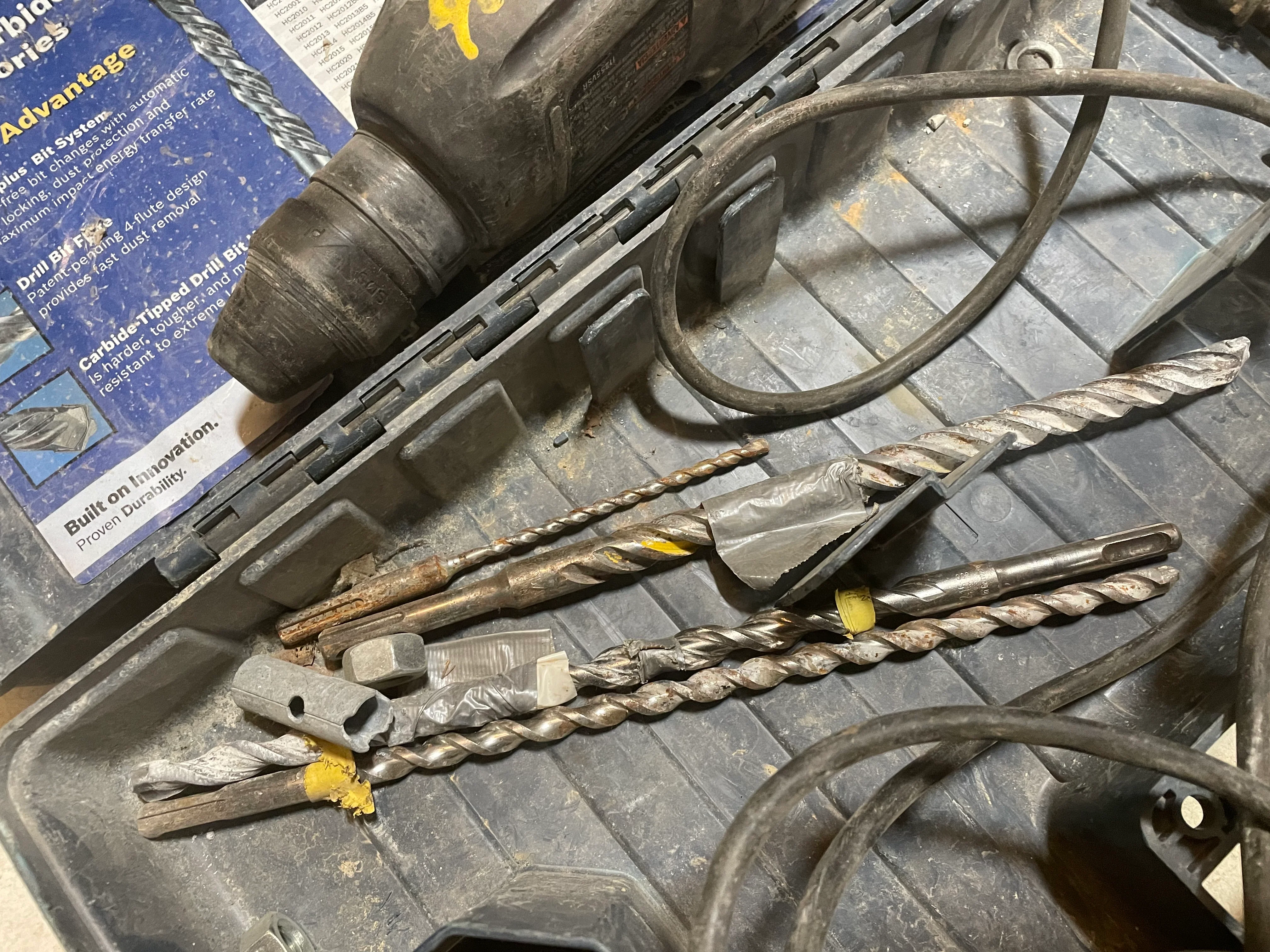 Bosch 11255VSR SDS Plus Carbide Hammer Drill Extreme Bulldog - Used - Image 6