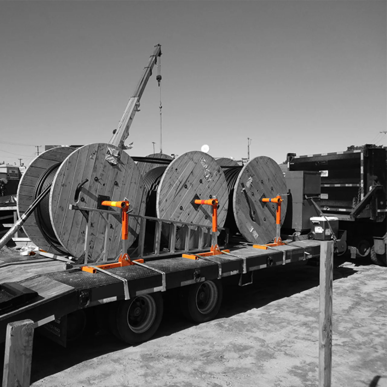 iToolco RJ6K Real Jacks Pair with 6000lb Capacity for 22in. to 66in. Wire Spools  - Reconditioned - Image 4