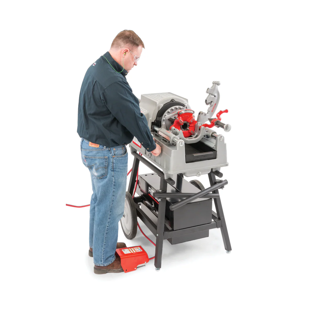 Ridgid 96502 Model 535 Manual Pipe Threader Package with 811A Head, Dies & Cart - Reconditioned - Image 6