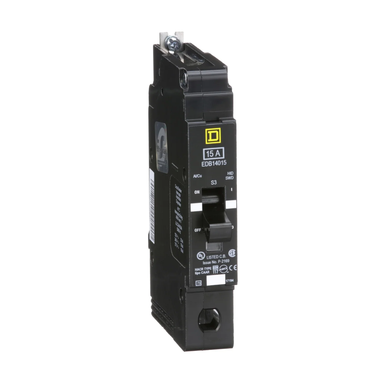 Schneider Electric EDB14015 Square D Circuit Breaker 15A 1P - New Surplus - Image 5