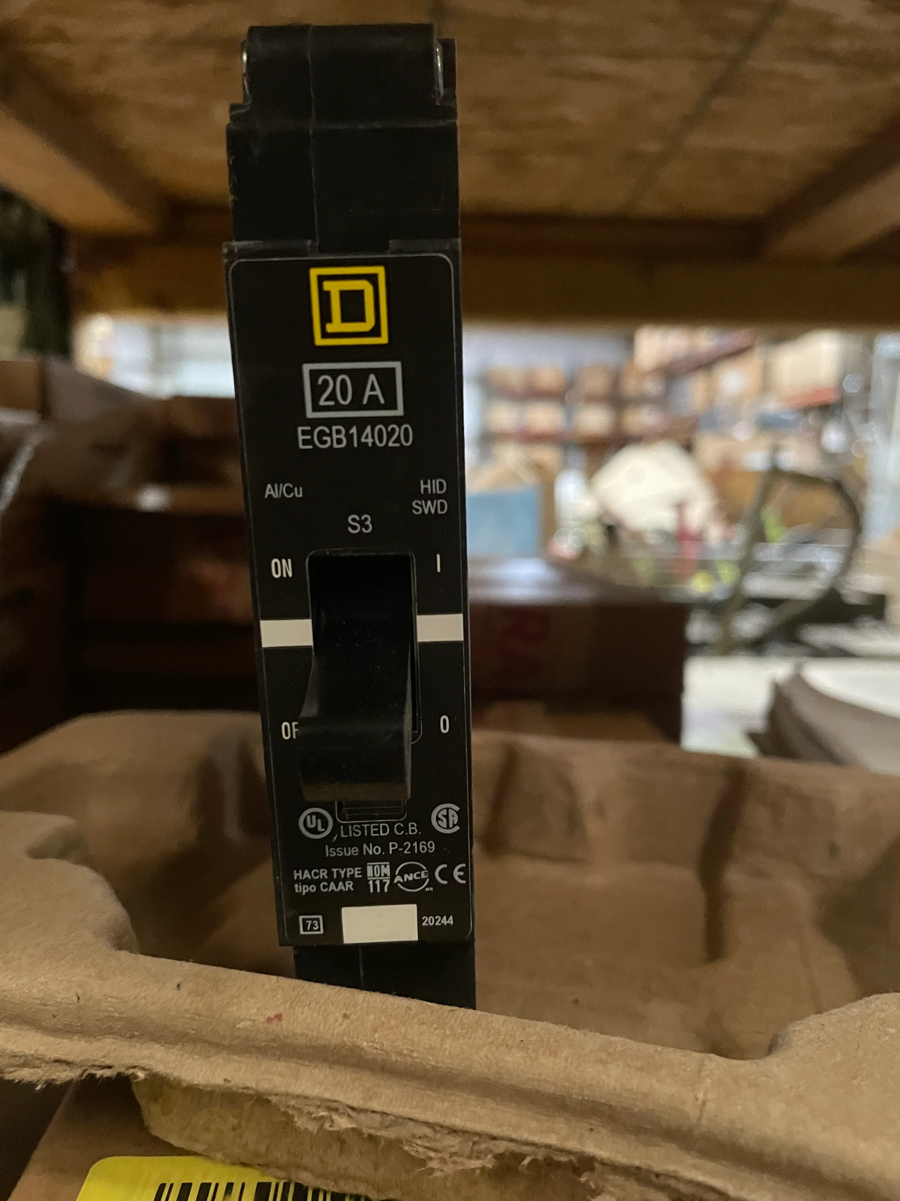 Schneider Electric EDB14020 Square D Bolt On Circuit Breaker - New Surplus - Image 3